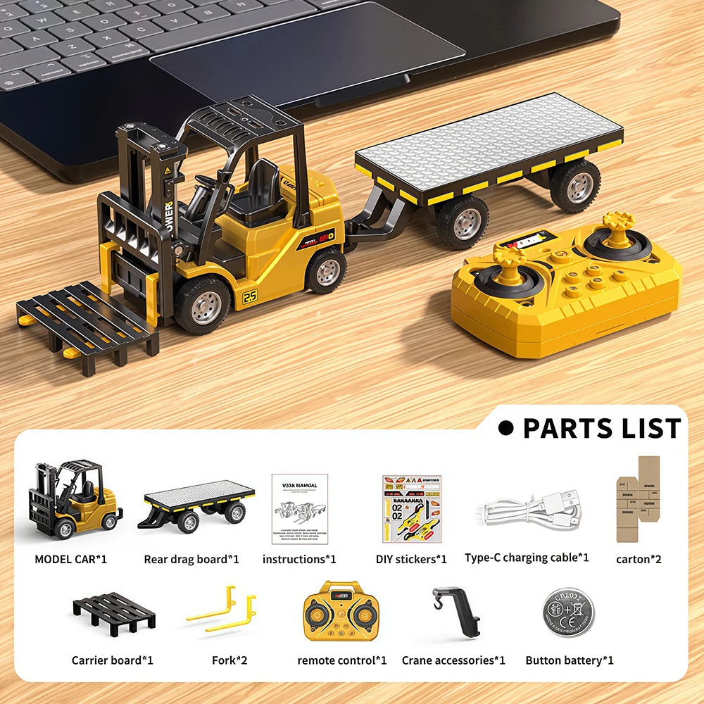 NanoFleet Pro™ | 1:64 Die-Cast Engineering Desk Rig