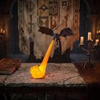 Dragon Breath Flame Night Light Decor
