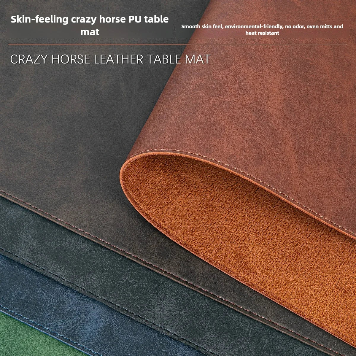 Desk Pad Waterproof PU Mouse Pads Desk Mat Protective Cover Large Mousepad Computer Laptop Non-Slip Easy to Clean Keyboard Mats
