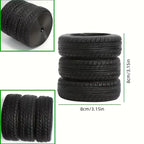 1Pcs Fun Tire-Shaped Pen Holder -PVC Desk Organizer, Ideal for School and Office Supplies, Painted Finish, Office Supplies