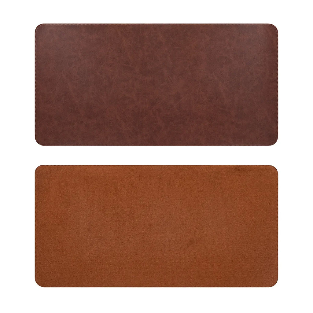 Desk Pad Waterproof PU Mouse Pads Desk Mat Protective Cover Large Mousepad Computer Laptop Non-Slip Easy to Clean Keyboard Mats