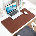 Desk Pad Waterproof PU Mouse Pads Desk Mat Protective Cover Large Mousepad Computer Laptop Non-Slip Easy to Clean Keyboard Mats