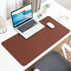 Desk Pad Waterproof PU Mouse Pads Desk Mat Protective Cover Large Mousepad Computer Laptop Non-Slip Easy to Clean Keyboard Mats